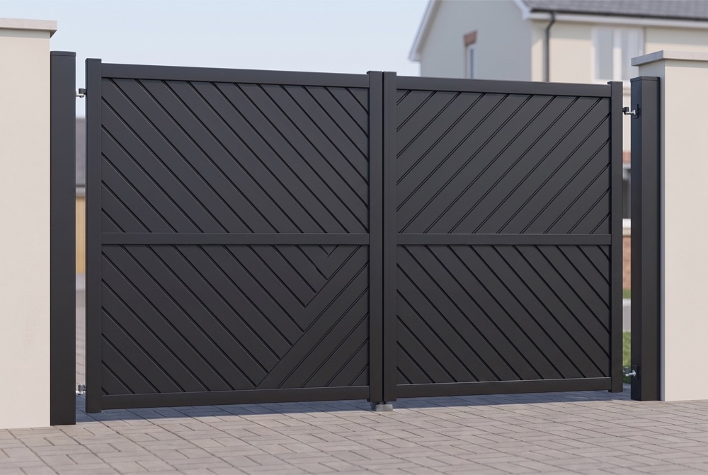 Diagonal boards, flat top
